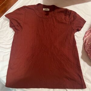 ARQ Burnt Orange T-shirt - Organic Sustainable Cotton